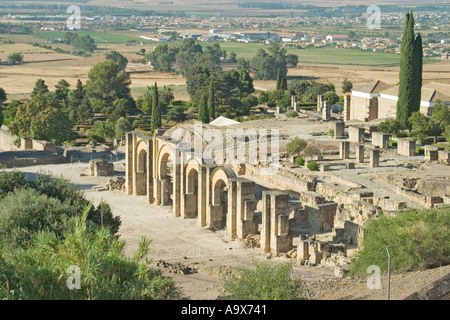 Madinat Al Zahra aka Medina Azahara Cordoba Province The Great Portico Stock Photo