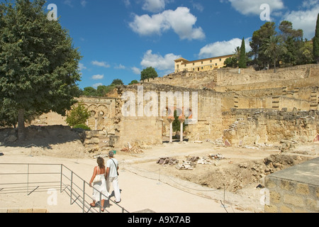 Madinat Al Zahra aka Medina Azahara Cordoba Province Spain The Residential Area Stock Photo
