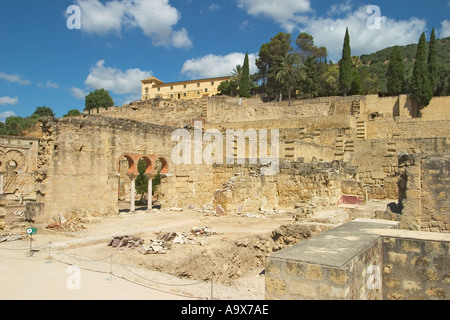 Madinat Al Zahra aka Medina Azahara Cordoba Province Spain The Residential Area Stock Photo