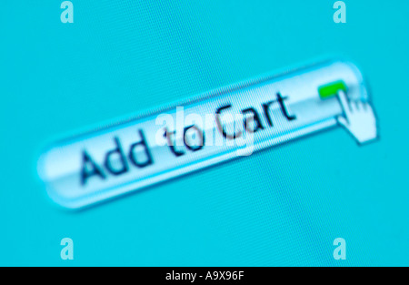 Add to cart online shopping Stock Photo