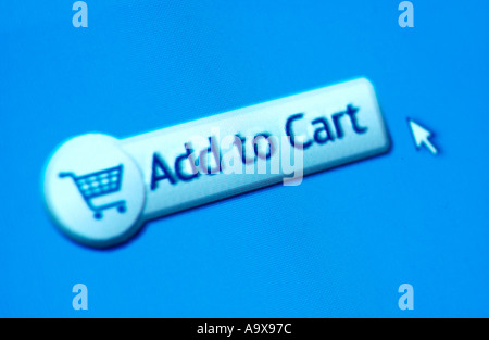 Add to cart online shopping Stock Photo