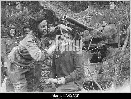 SOVIET TANK CREW Stock Photo - Alamy