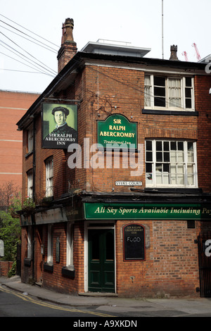Sir Ralph Abercromby inn. Pub in Manchester Stock Photo