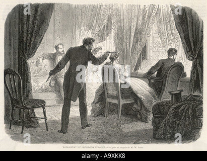 Assassination Of Lincoln Stock Photo