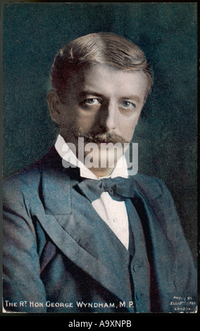 George Wyndham Tinted Stock Photo