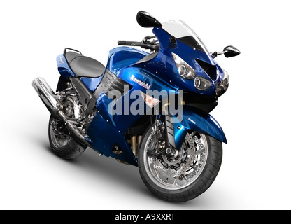 bånd livstid indrømme Kawasaki ZZR 1400 motorcycle streetbike bike Isolated cutout Stock Photo -  Alamy
