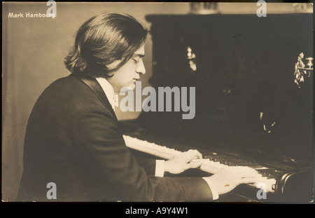 Mark Hambourg Pianist Stock Photo
