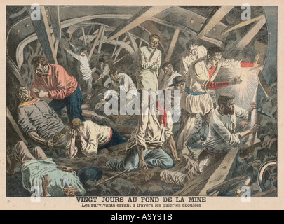 Courrieres Disaster 1906 Stock Photo