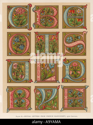 FRENCH MS LETTERS Stock Photo - Alamy