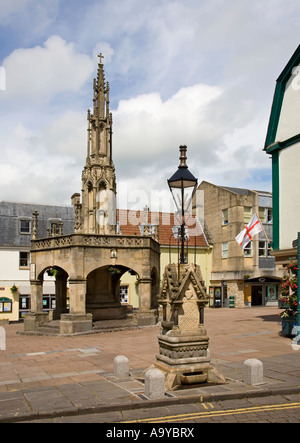 Market cross in town centre Shepton Mallet England UK Stock Photo