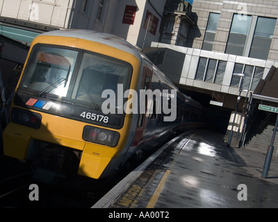 Connex South Eastern train at charing cross Stock Photo