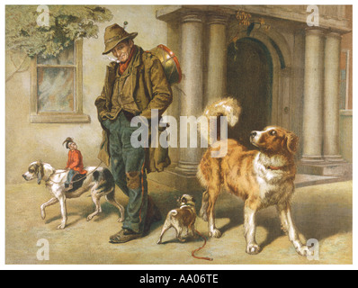 Entertainer And Dogs Stock Photo