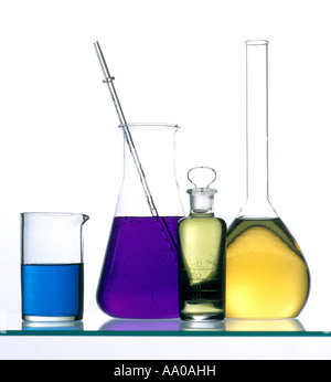 Laboratory - Chemistry Science lab equipment Stock Photo