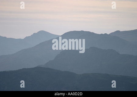 View over Snowdonia Stock Photo