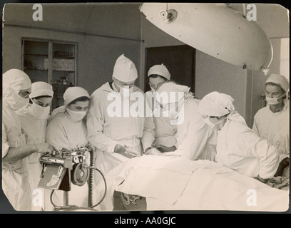 Operating Table 1930s Stock Photo
