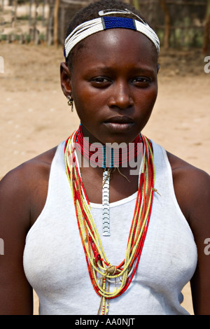 Arbore girls, Omo Valley, Ethiopia Stock Photo - Alamy