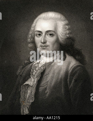 Anne Robert Jacques Turgot, Baron De L'Auline, 1727 - 1781. French economist Stock Photo
