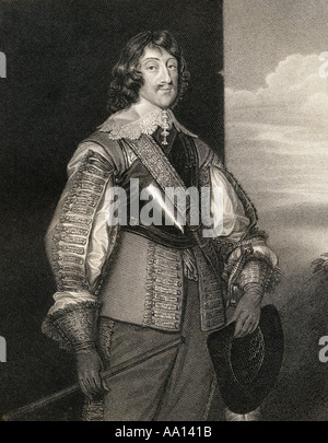 Henry Rich, 1st Earl of Holland, 1590 (baptised) – 1649), aka The Lord Kensington. English courtier, peer and soldier. Stock Photo
