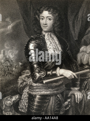 James Scott, 1st Duke of Monmouth, 1st Duke of Buccleuch,1649 – 1685. English nobleman.  Originally called James Crofts or James Fitzroy. Stock Photo