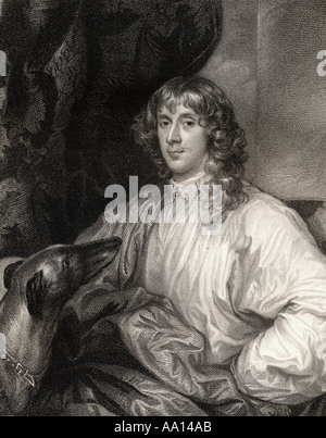 James Stewart, 1st Duke of Richmond, 4th Duke of Lennox, 1612 –1655. British nobleman. Stock Photo