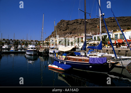 Spain Canary Islands Great Canary Puerto Mogan Stock Photo