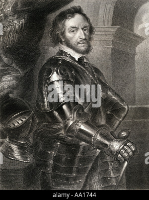 Thomas Howard, 14th Earl of Arundel, 4th Earl of Surrey and 1st Earl of Norfolk, 1585-1646.  Patron of the arts and collector.  He is also known as Th Stock Photo