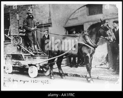 Fire Engine 1821 1902 Stock Photo