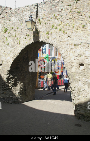 Old castle gate in Tenby Pembroke Wales United Kingdom UK Stock Photo