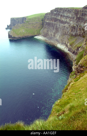Cliffs of Moher (also known as the Cliffs of Mohair) in County Clare, Ireland. Stock Photo