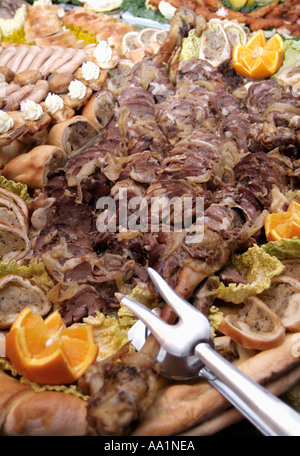 Buffet Table Stock Photo