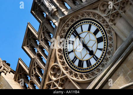 Six O Clock at Bath Abbey Bath Somerset England Stock Photo