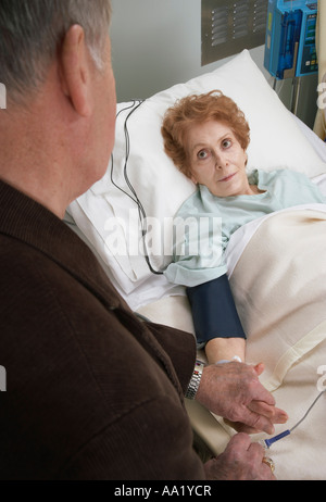 Husband Visiting Wife in Hospital
