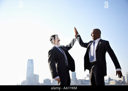 Businessmen Outdoors Stock Photo