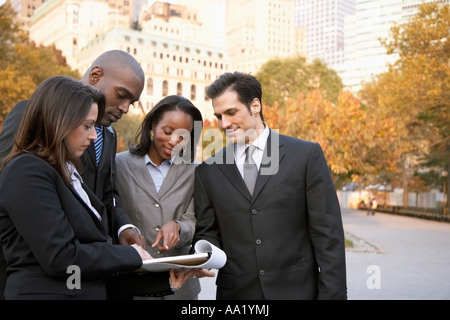 Business People Outdoors Stock Photo