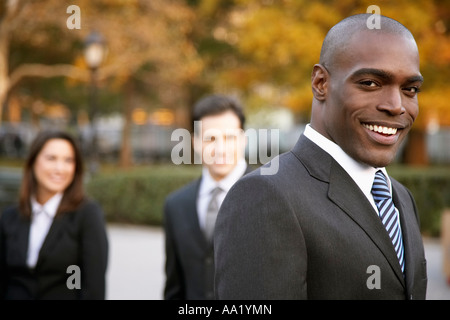 Business People Outdoors Stock Photo