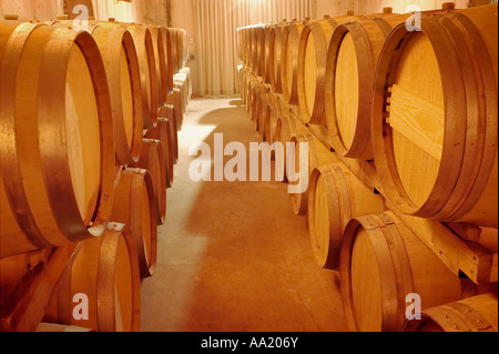 Barrels, Inniskillin Winery, Niagara on the Lake, Ontario, Canada Stock Photo