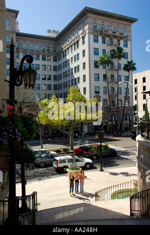 The Beverly Wilshire Hotel on Wilshire Boulevard, Beverly Hills, Los Angeles Stock Photo