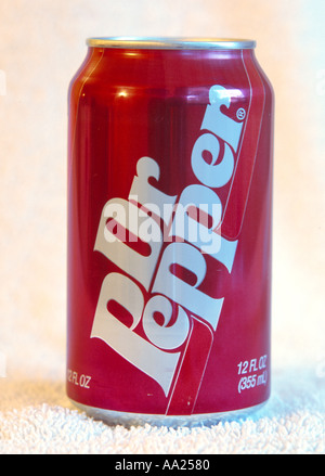 Can of Dr Pepper, USA Stock Photo