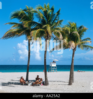 Hollywood Beach, near Ft Lauderdale, Broward County, Florida, USA Stock Photo