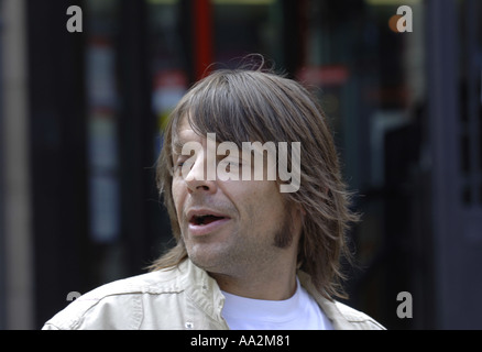 Mani Gary Mounfield Primal scream bassist stone roses guitarist musician Stock Photo