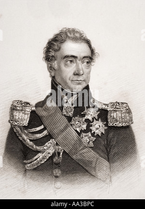Auguste Frederic Louis Viesse de Marmont, Duc de Raguse, 1774 - 1852.  French Marshal Stock Photo