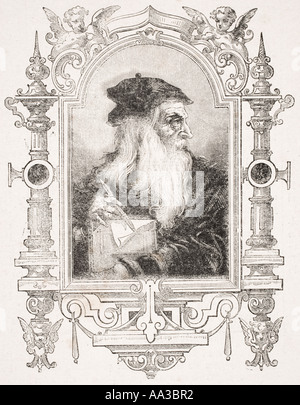 Leonardo di ser Piero da Vinci , 1452 - 1519. Florentine artist. Stock Photo