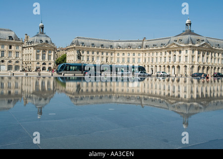 Descentes d'eau place de la bourse