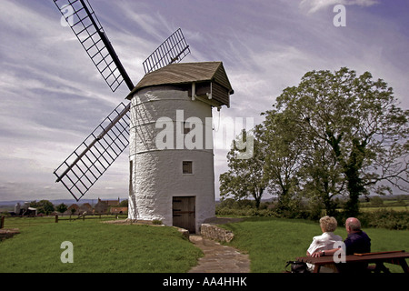 Ashton Windmill Chapel Allerton nr Axbridge Somerset England UK Stock Photo