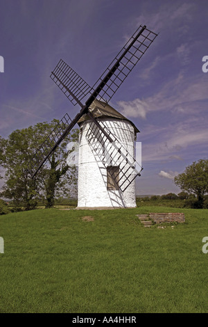 Ashton Windmill Chapel Allerton nr Axbridge Somerset England UK Stock Photo