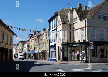 Church Street, Tetbury, Gloucestershire, England, UK Stock Photo