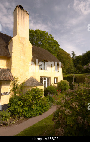 Bow cottage Selworthy Exmoor Somerset UK Stock Photo - Alamy