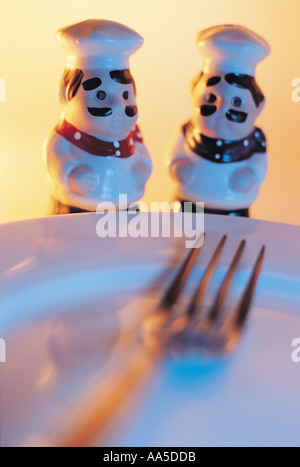 Salt and Pepper Shakers Stock Photo