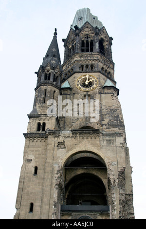 Germany Berlin Kaiser Wilhelm Memorial Church Stock Photo