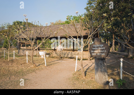 Choeung Ek Killing Fields, Cambodia. Site of mass graves, victims of Khmer Rouge Stock Photo